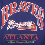 MLB (Lee) - Atlanta Braves Big Logo T-Shirt 1996 Large Vintage Retro Baseball