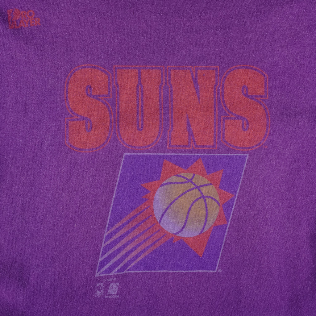 NBA (Pro Player) - Phoenix Suns Single Stitch T-Shirt 1990s Large Vintage Retro Basketball