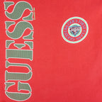 Guess - Red Classic Single Stitch T-Shirt 1989 Large Vintage Retro