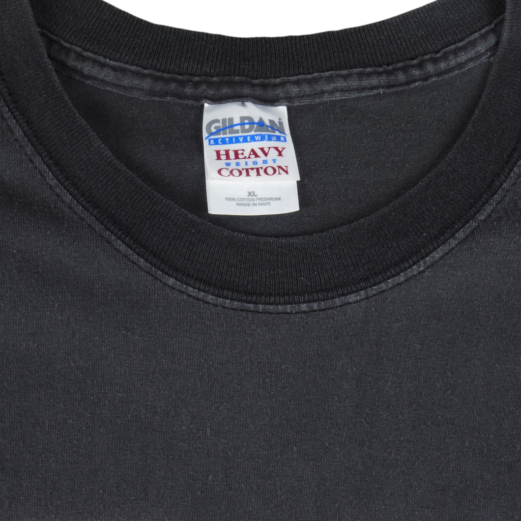 NFL (Gildan) - Patriots VS Rams Super Bowl 29th T-Shirt 2002 X-Large Vintage Retro Football