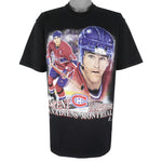 NHL (Pro Player) - Montreal Canadiens T-Shirt 1990s X-Large Vintage Retro Hockey