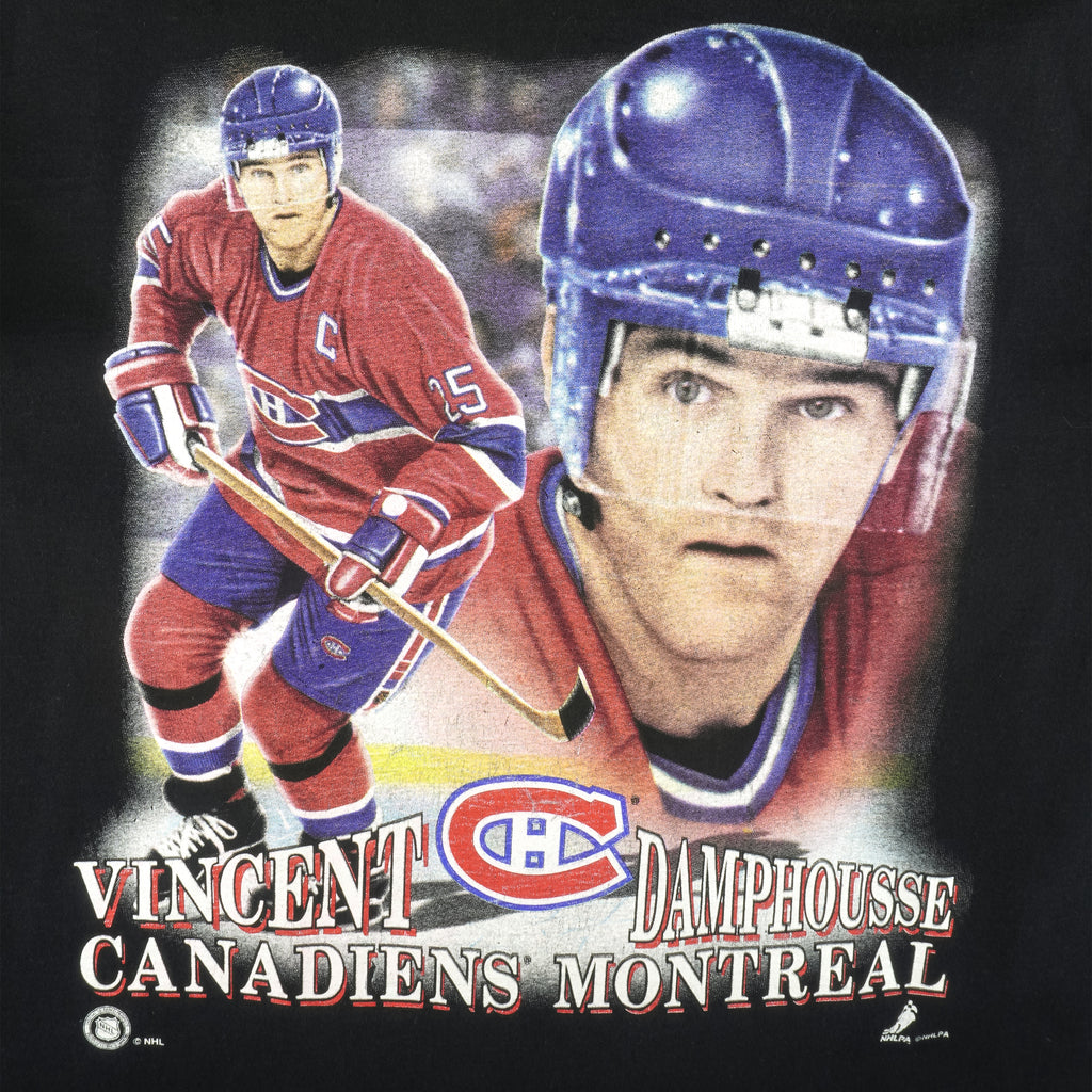 NHL (Pro Player) - Montreal Canadiens T-Shirt 1990s X-Large Vintage Retro Hockey