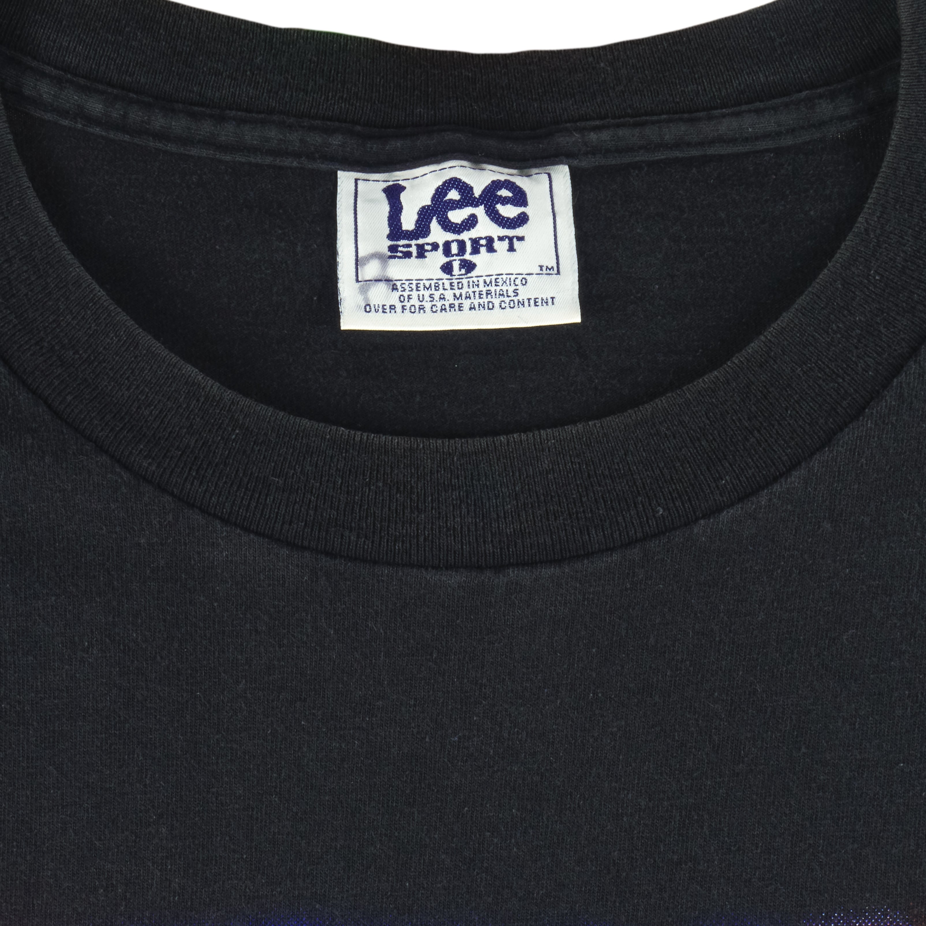 NFL (Lee) - Denver Broncos Helmet T-Shirt 1996 Large Vintage Retro Football