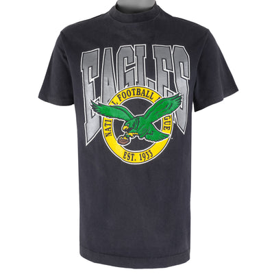 NFL (Trench) - Philadelphia Eagles Single Stitch T-Shirt 1990s Large