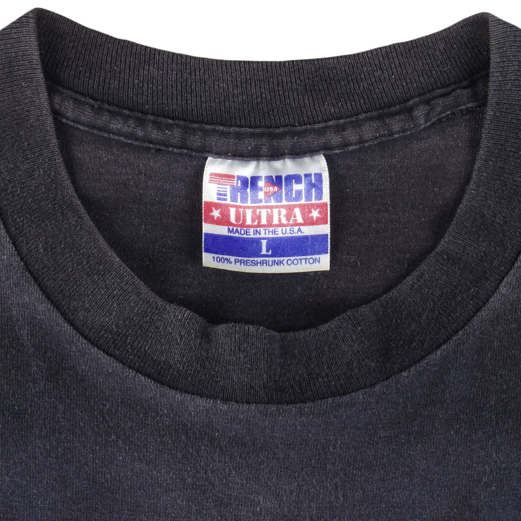NFL (Trench) - Philadelphia Eagles Single Stitch T-Shirt 1990s Large Vintage Retro Football