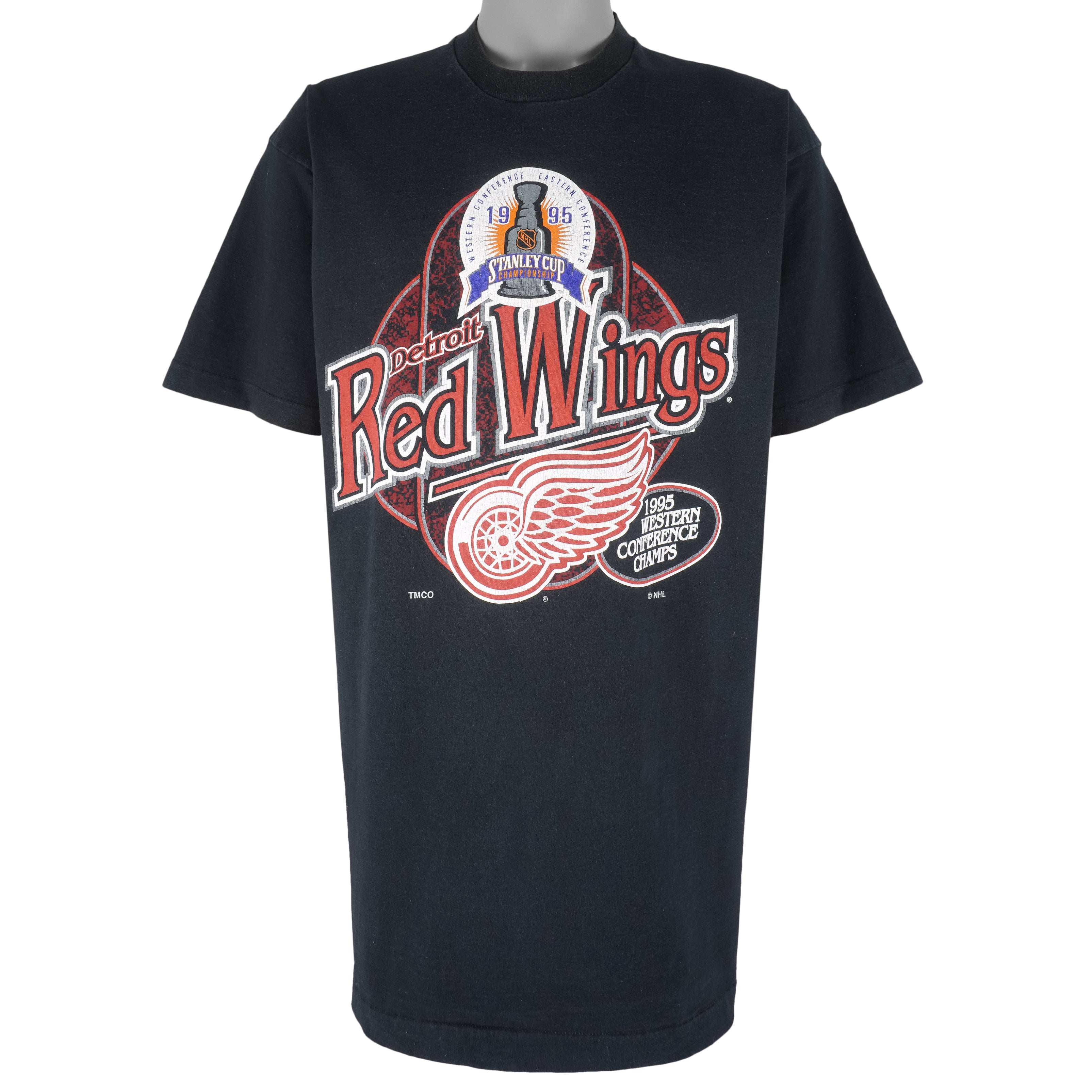 NHL Detroit Red Wings 1997 Stanley Cup Single Stitch T-Shirt (L)