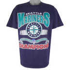 MLB (Lee) - Seattle The Mariners Division Champions T-Shirt 1997 X-Large Vintage Retro Baseball