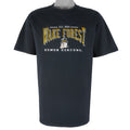 NCAA (Lee) - Wake Forest Embroidered T-Shirt 1990s Large Vintage Retro College