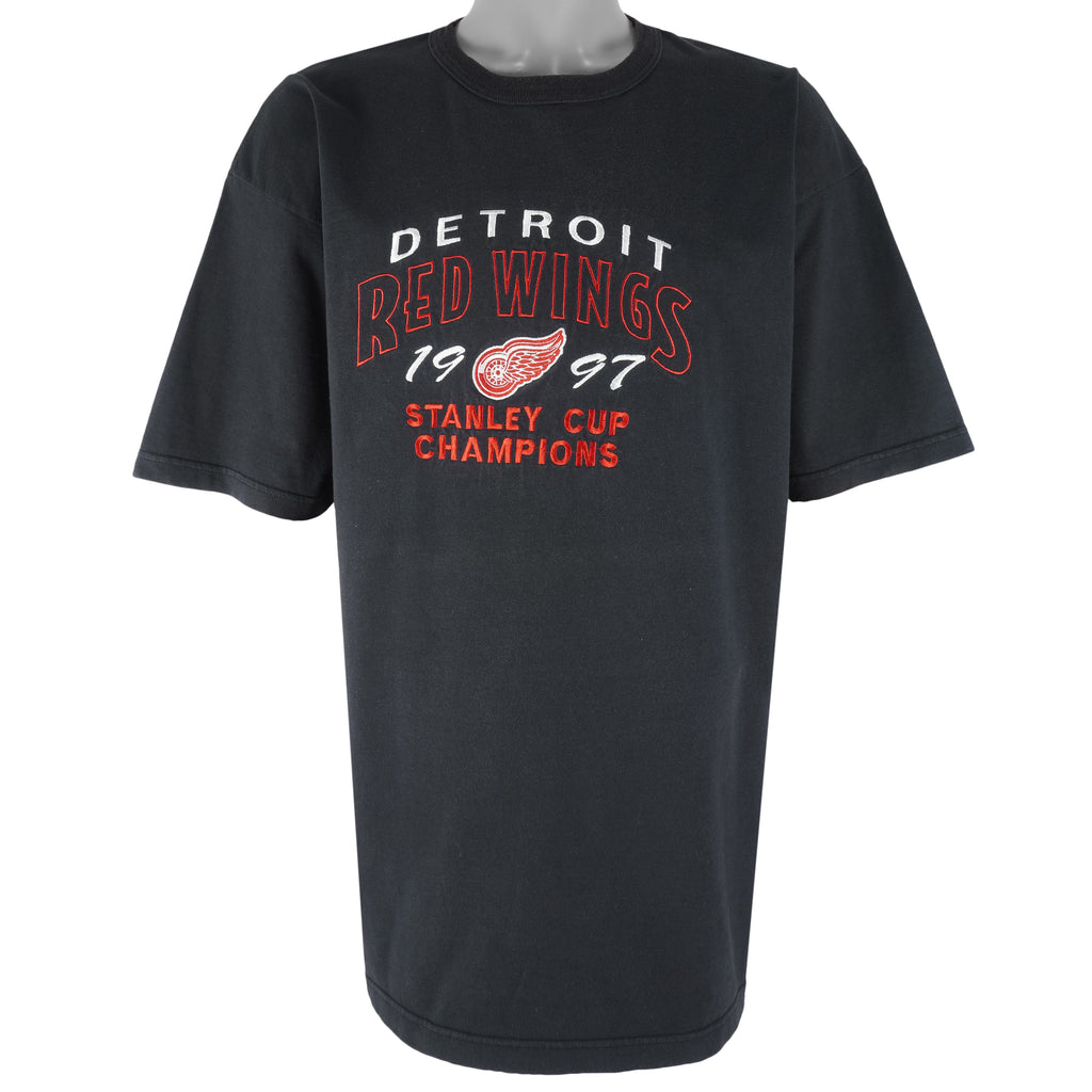 NHL - Detroit Red Wings Stanley Cup Champions T-Shirt 1997 X-Large Vintage Retro Hockey