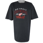 NHL - Detroit Red Wings Stanley Cup Champions T-Shirt 1997 X-Large Vintage Retro Hockey