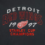 NHL - Detroit Red Wings Stanley Cup Champions T-Shirt 1997 X-Large Vintage Retro Hockey