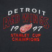NHL - Detroit Red Wings Stanley Cup Champions T-Shirt 1997 X-Large Vintage Retro Hockey