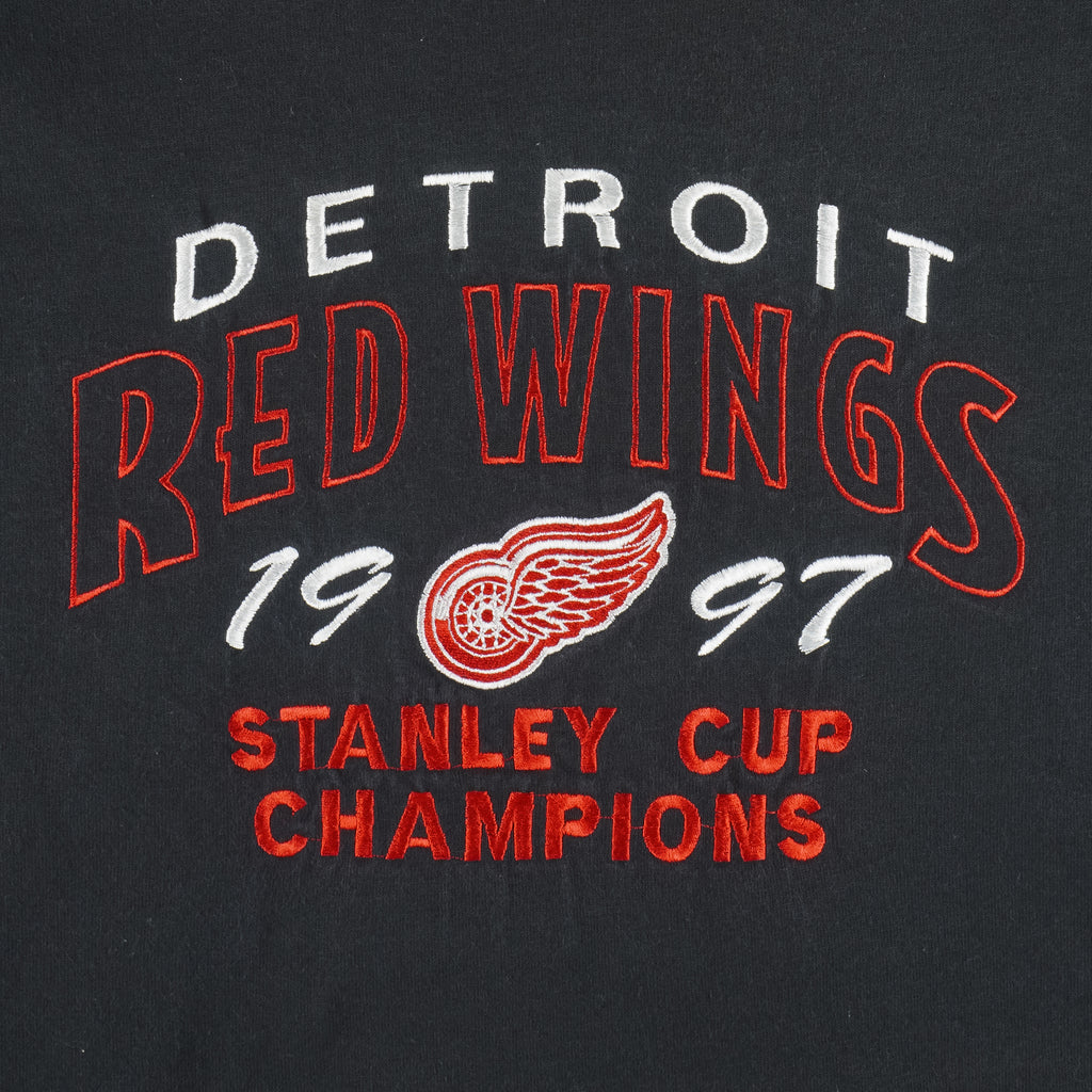 NHL - Detroit Red Wings Stanley Cup Champions T-Shirt 1997 X-Large Vintage Retro Hockey