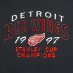 NHL - Detroit Red Wings Stanley Cup Champions T-Shirt 1997 X-Large Vintage Retro Hockey