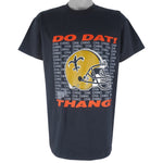 NFL (Trench) - New Orleans Saints Single Stitch T-Shirt 1990s X-Large Vintage Retro Football