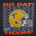 NFL (Trench) - New Orleans Saints Single Stitch T-Shirt 1990s X-Large Vintage Retro Football