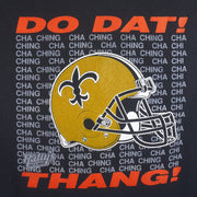 NFL (Trench) - New Orleans Saints Single Stitch T-Shirt 1990s X-Large Vintage Retro Football
