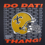 NFL (Trench) - New Orleans Saints Single Stitch T-Shirt 1990s X-Large Vintage Retro Football