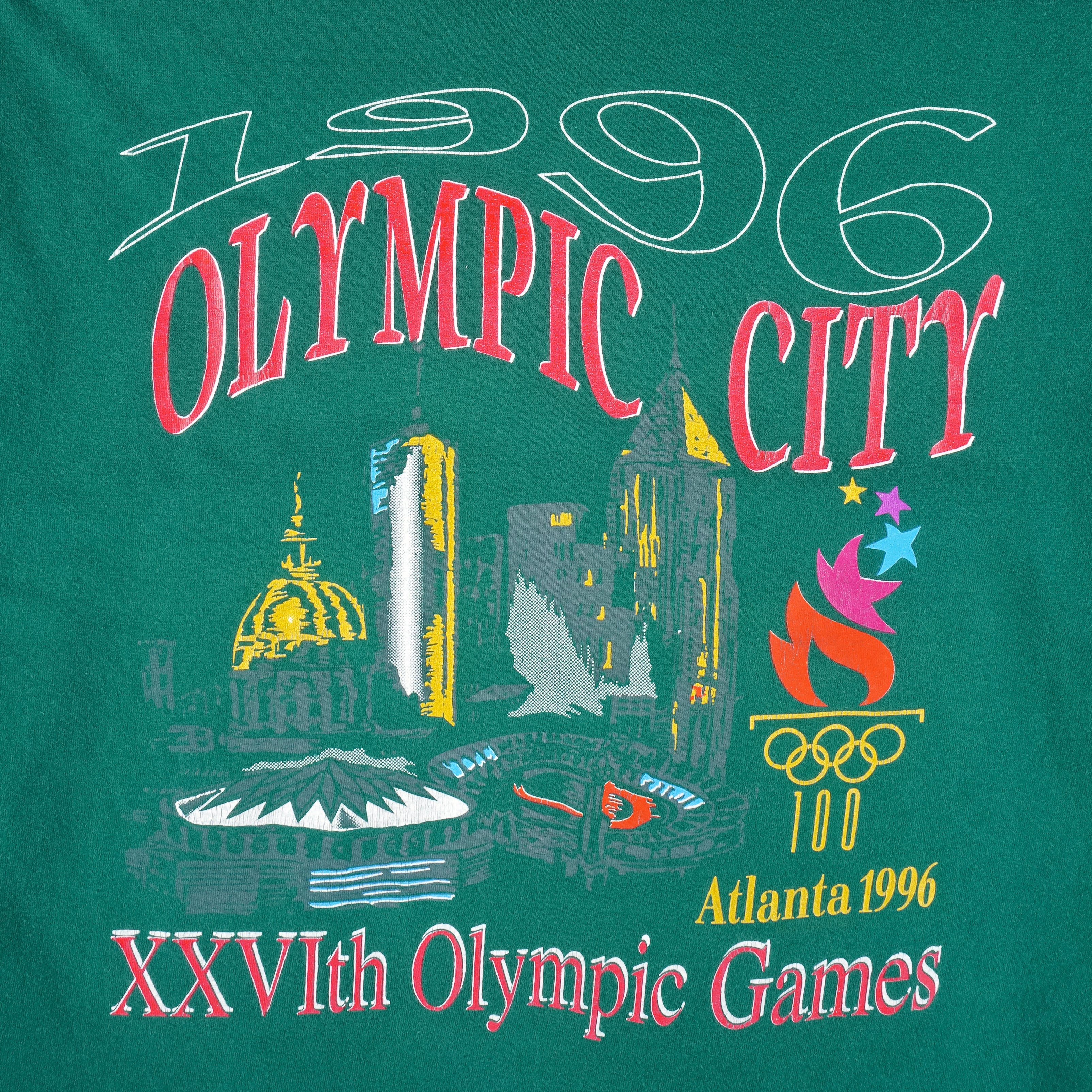 Vintage (Hanes) - Atlanta Olympic Games Single Stitch T-Shirt 1996 X-Large Vintage Retro