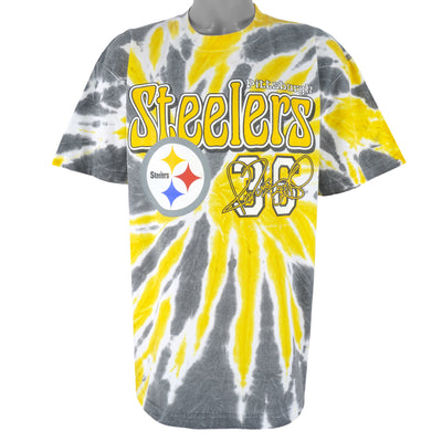 NFL - Pittsburgh Steelers Jerome Bettis No. 36 Tie Dye T-Shirt 1999 X-Large