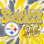 NFL - Pittsburgh Steelers Jerome Bettis No 36 Tie Dye T-Shirt 1999 X-Large Vintage Retro Football