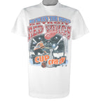 NHL - Detroit Red Wings Between The Pipes T-Shirt 1996 Large Vintage Retro Hockey