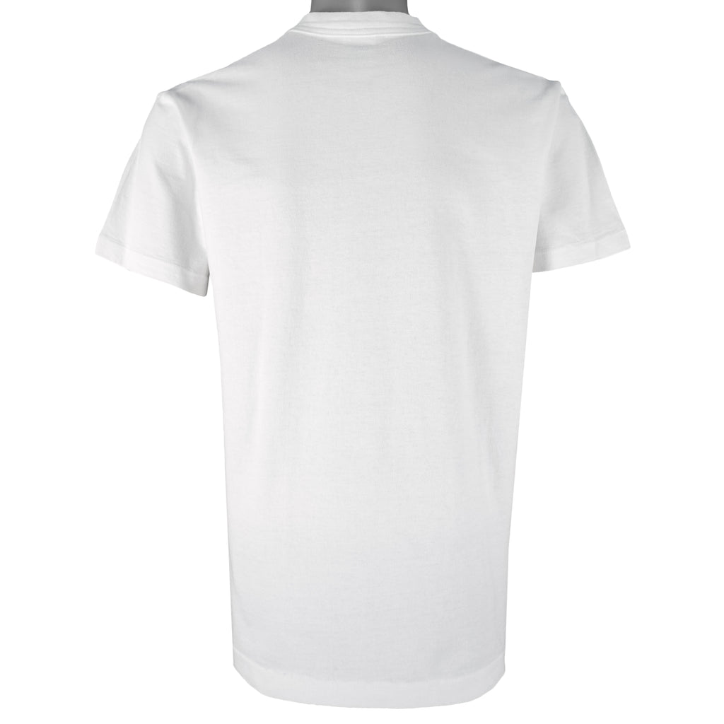 NHL - Detroit Red Wings Between The Pipes T-Shirt 1996 Large Vintage Retro Hockey