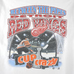 NHL - Detroit Red Wings Between The Pipes T-Shirt 1996 Large Vintage Retro Hockey