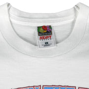 NHL - Detroit Red Wings Between The Pipes T-Shirt 1996 Large Vintage Retro Hockey