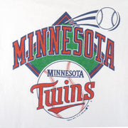 MLB - Minnesota Twins T-Shirt 1988 Large Vintage Retro Baseball