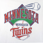 MLB - Minnesota Twins T-Shirt 1988 Large Vintage Retro Baseball