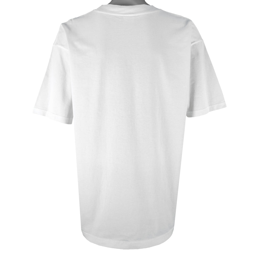 NFL (True Fan) - Carolina Panthers Steve Beuerlein T-Shirt 1990s X-Large Vintage Retro Football