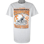 NCAA (Delta) - Tennessee Volunteers Helmet Champs T-Shirt 1998 Large Vintage Retro College