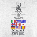 Vintage (Hanes) - Atlanta Olympic 26th Flags Single Stitch T-Shirt 1992 X-Large Vintage Retro