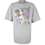 MLB (CSA) - New York Yankees Derek Jeter Single Stitch T-Shirt 2004 X-Large Vintage Retro Baseball