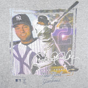 MLB (CSA) - New York Yankees Derek Jeter Single Stitch T-Shirt 2004 X-Large Vintage Retro Baseball