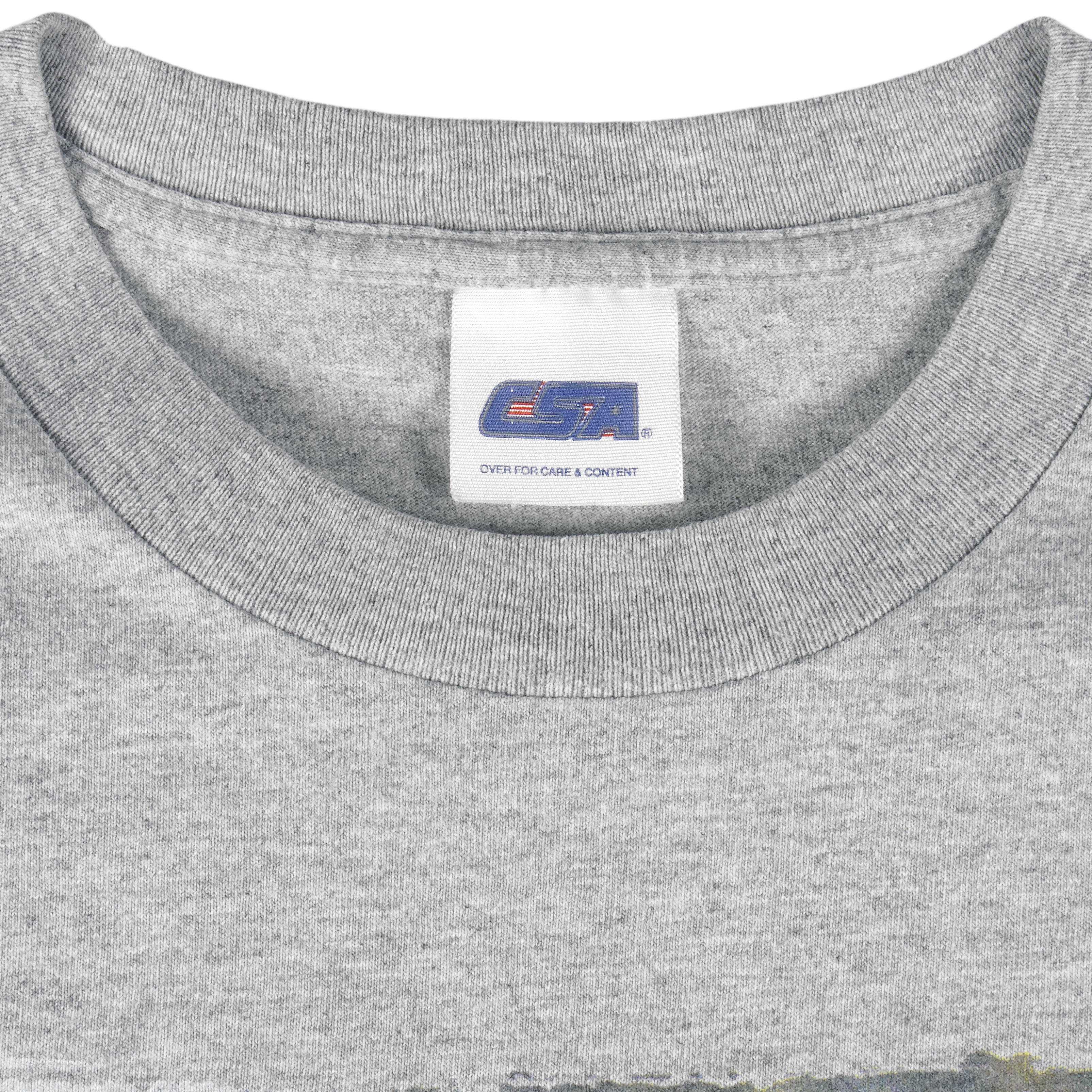 MLB (CSA) - New York Yankees Derek Jeter Single Stitch T-Shirt 2004 X-Large Vintage Retro Baseball
