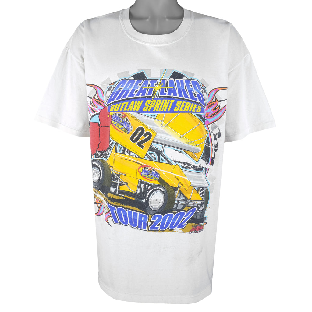 Vintage (All Sport) - Great Lakes Tour Single Stitch T-Shirt 2002 XX-Large Vintage Retro