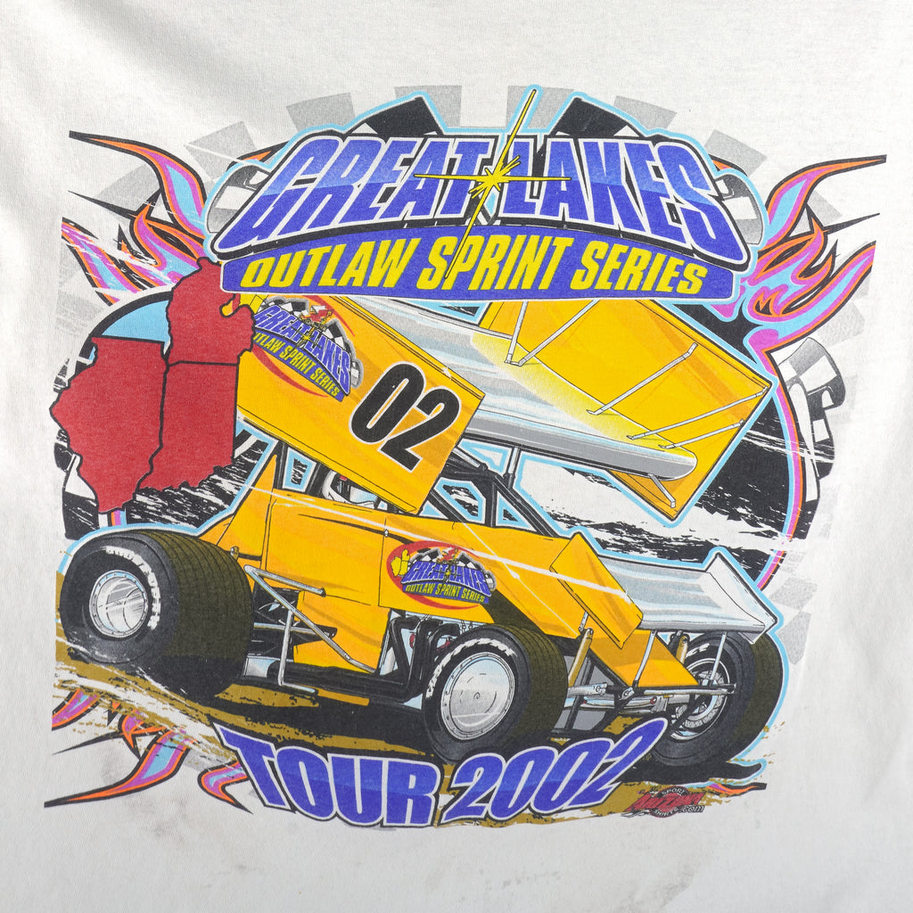 Vintage (All Sport) - Great Lakes Tour Single Stitch T-Shirt 2002 XX-Large Vintage Retro