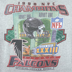Starter - Atlanta Falcons Super Bowl 33th Champs T-Shirt 1998 X-Large Vintage Retro Football