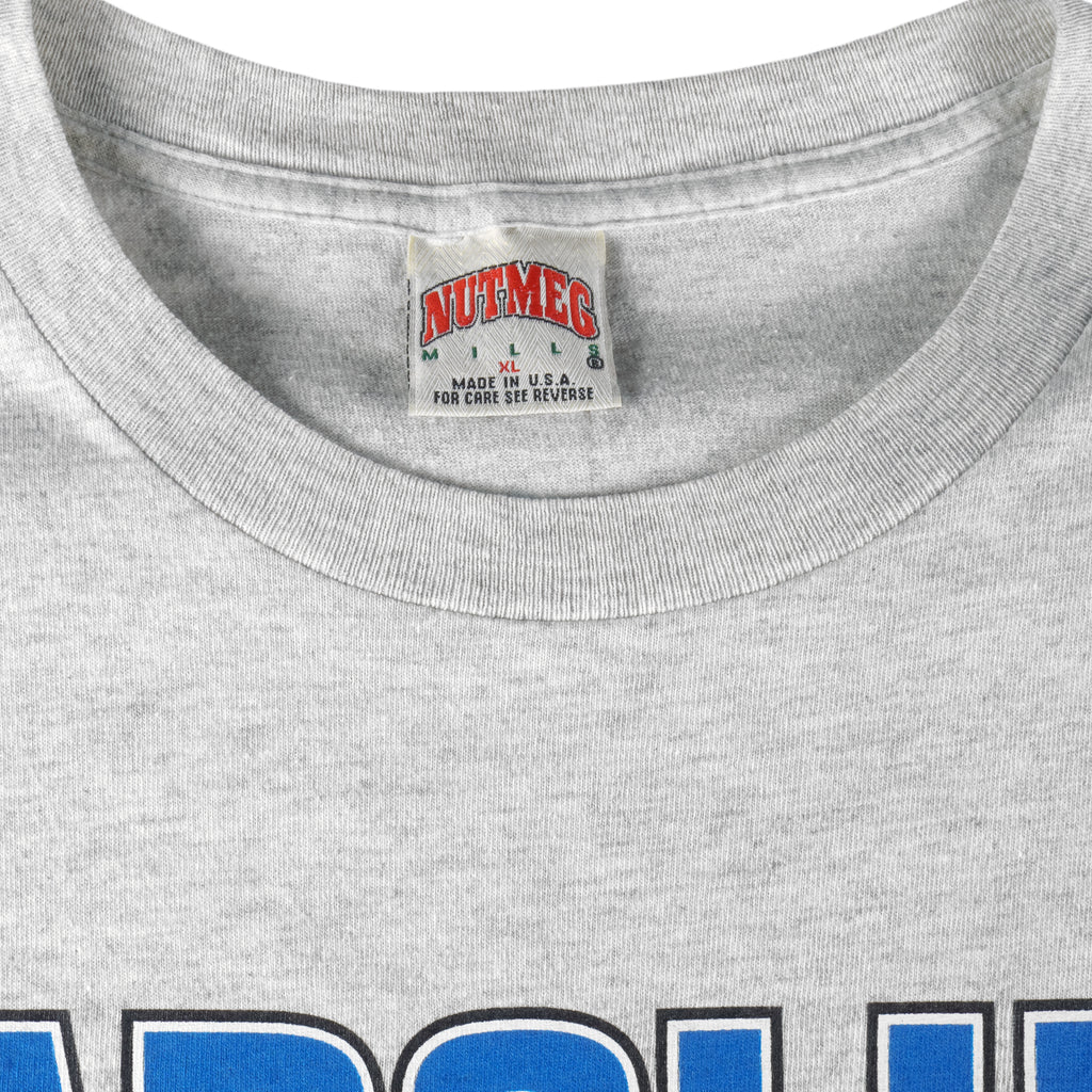 NFL (Nutmeg) - Carolina Panthers Breakout Single Stitch T-Shirt 1993 X-Large Vintage Retro Football