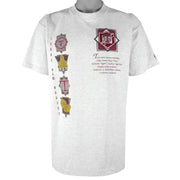 NCAA (Nutmeg) - Texas A&M Aggies Embroidered Single Stitch T-Shirt 1990s X-Large Vintage Retro College