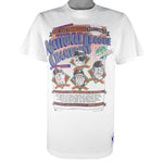 MLB (Nutmeg) - SF Giants League Champs Starring Matt williams, Will Clark, Brett Butler T-Shirt 1989 Large