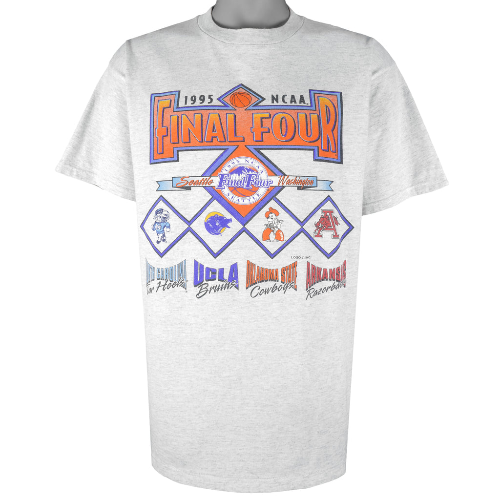 NCAA (Tultex) - Seattle Final Four Washington T-Shirt 1995 X-Large Vintage Retro College
