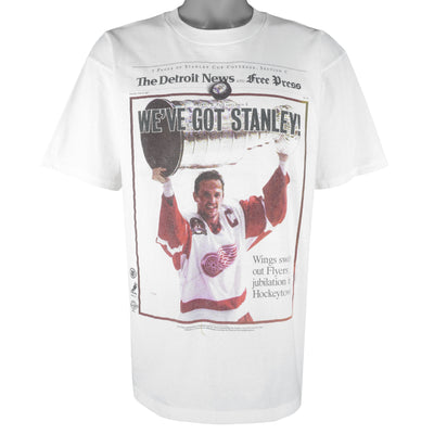 NHL (Front Pages) - Detroit Red Wings We've Got Stanley T-Shirt 1997 X-Large