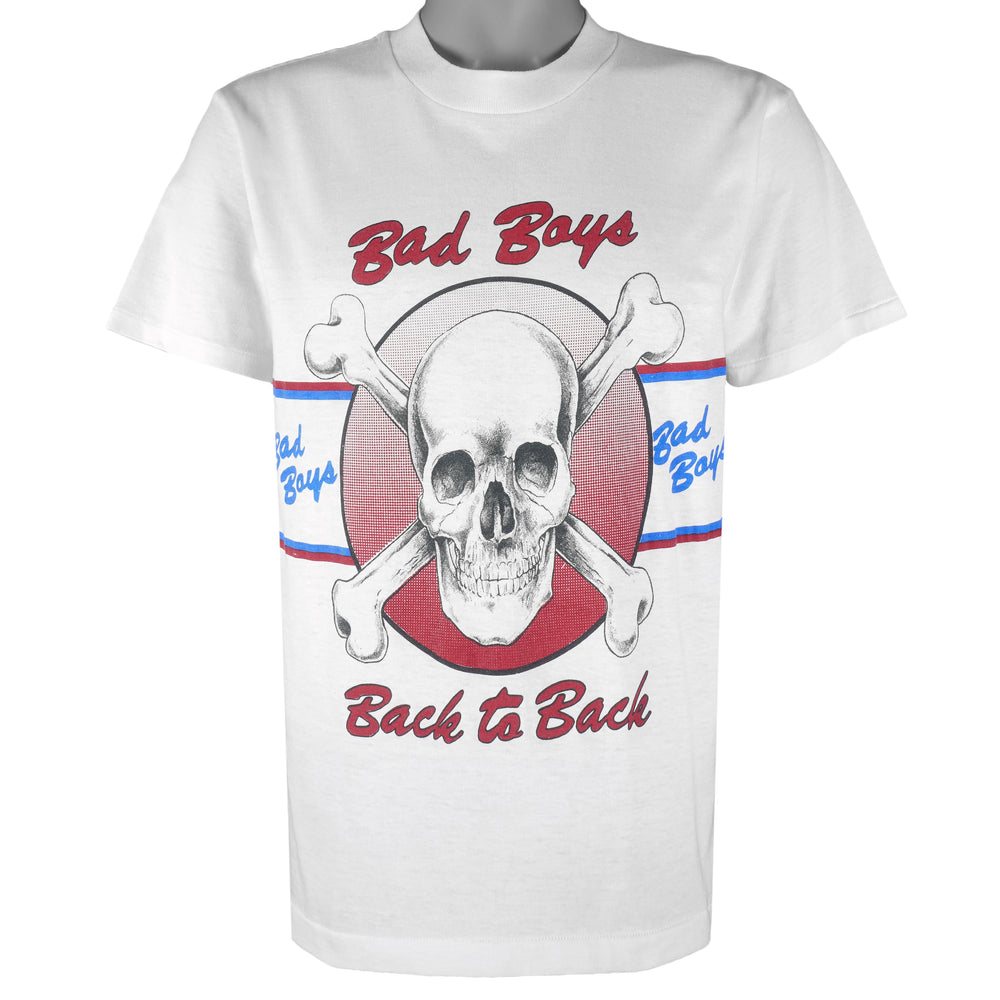 NBA (Oneita) - Detroit Pistons Bad Boys Champs T-Shirt 1990s Large Vintage Retro Basketball