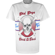 NBA (Oneita) - Detroit Pistons Bad Boys Champs T-Shirt 1990s Large Vintage Retro Basketball