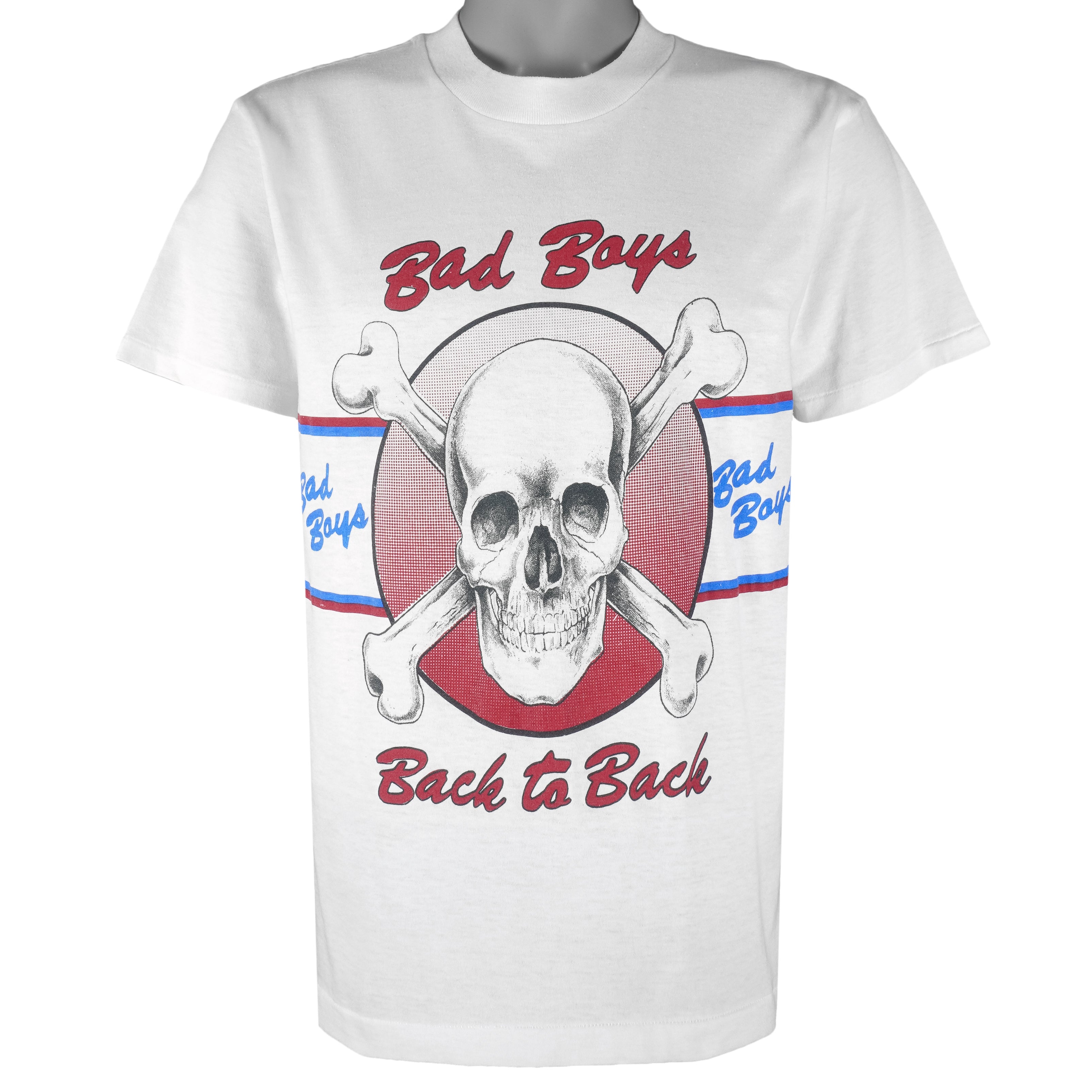 NBA (Oneita) - Detroit Pistons Bad Boys Champs T-Shirt 1990s Large Vintage Retro Basketball
