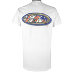 Vintage (No Fear) - White Classic T-Shirt 1990s Large Vintage Retro