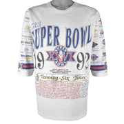 NFL (Long Gone) - Green Bay Packers Super Bowl 26th Long Sleeved Shirt 1990 Large Vintage Retro Football